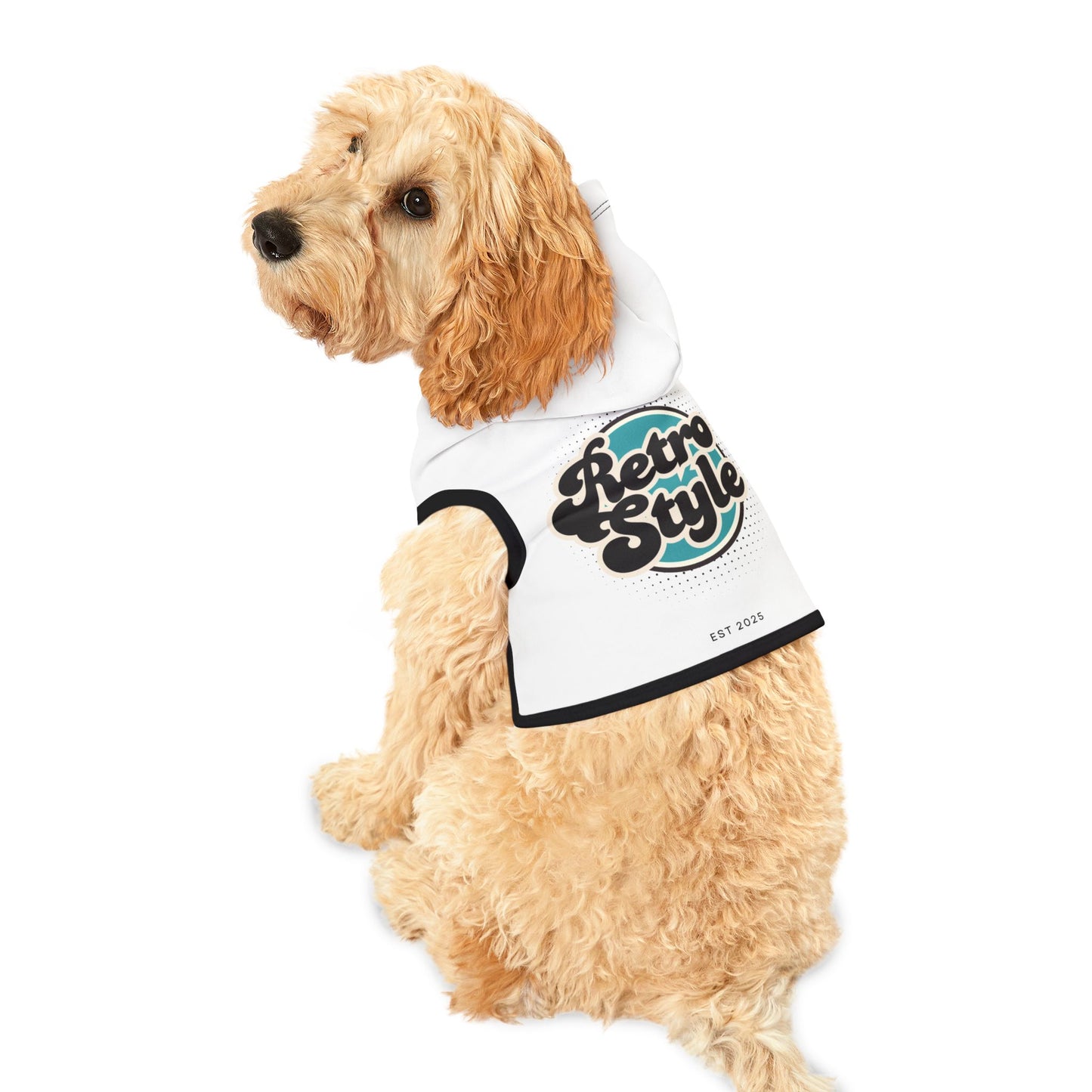 Retro Style Pet Hoodie — Vintage Graphic Dog & Cat Hoodie