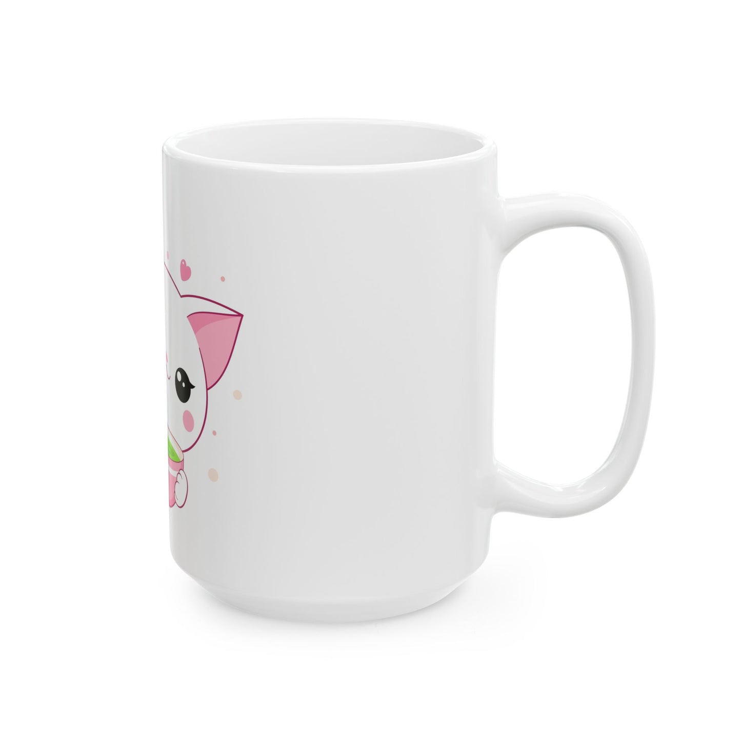 “I Love You Matcha Mug – Cute Ceramic Coffee & Teacup | Maple & Mutt Outfitters” 11oz, 15oz)