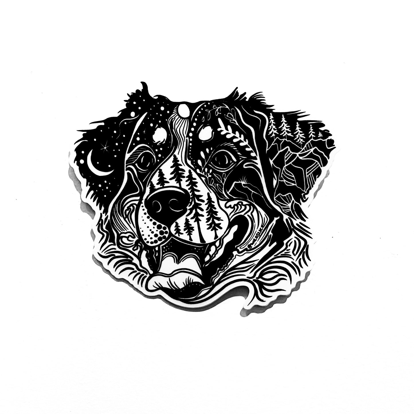 Bernese Mountain Dog Sticker
