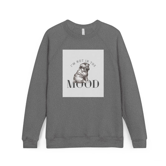 Not In The Mood Grumpy Pug Graphic Crewneck