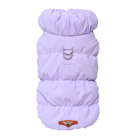 Dog Puffer Vest with Buckle