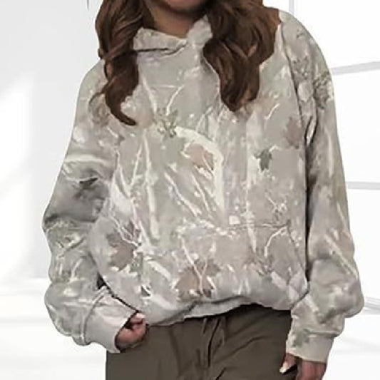 Camo Women's Fashion Casual Pocket Top
