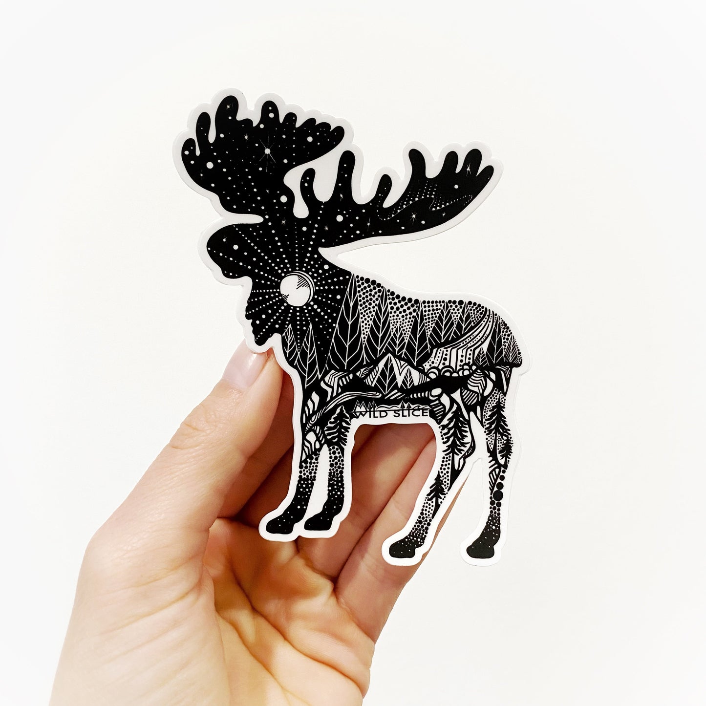 Moose Sticker 4" sticker