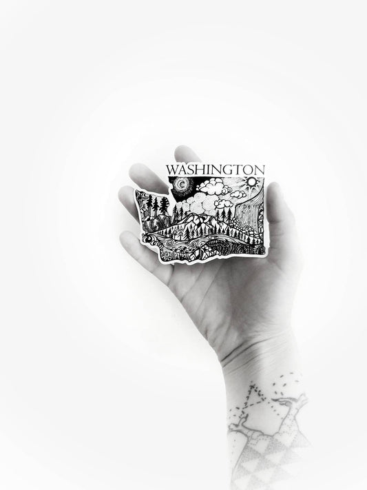 Washington State 4" stickers