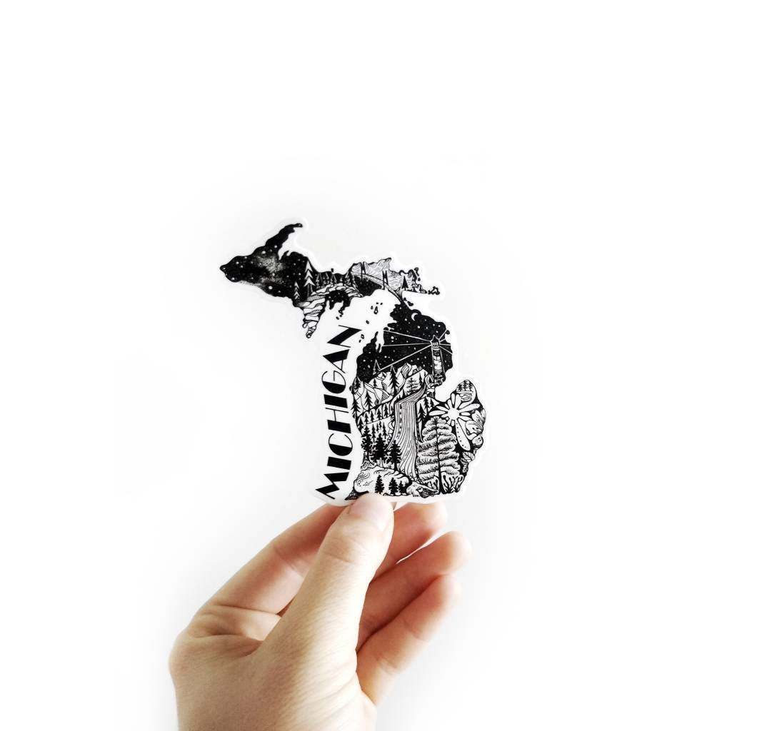 Michigan State 4" sticker