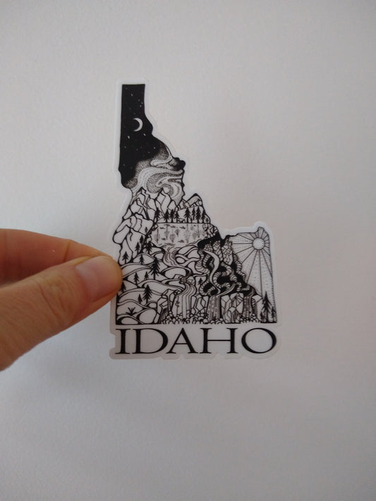 Idaho State 4" sticker