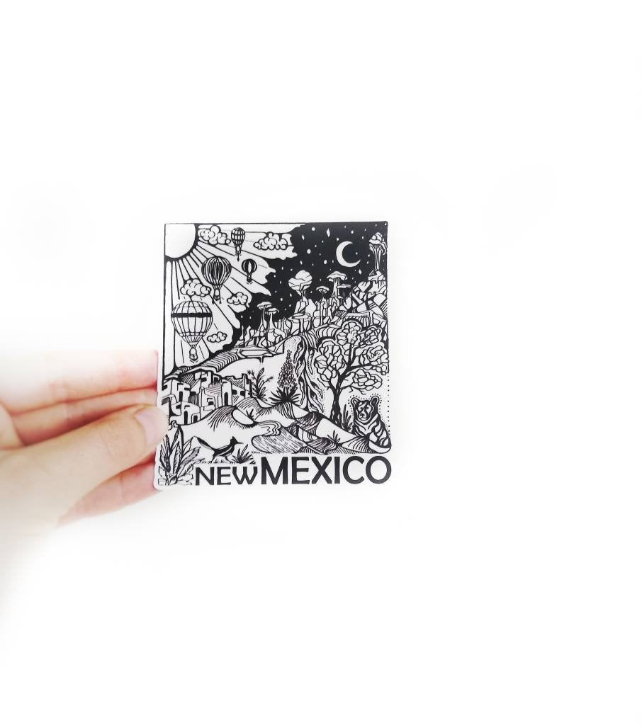 New Mexico State 4" sticker