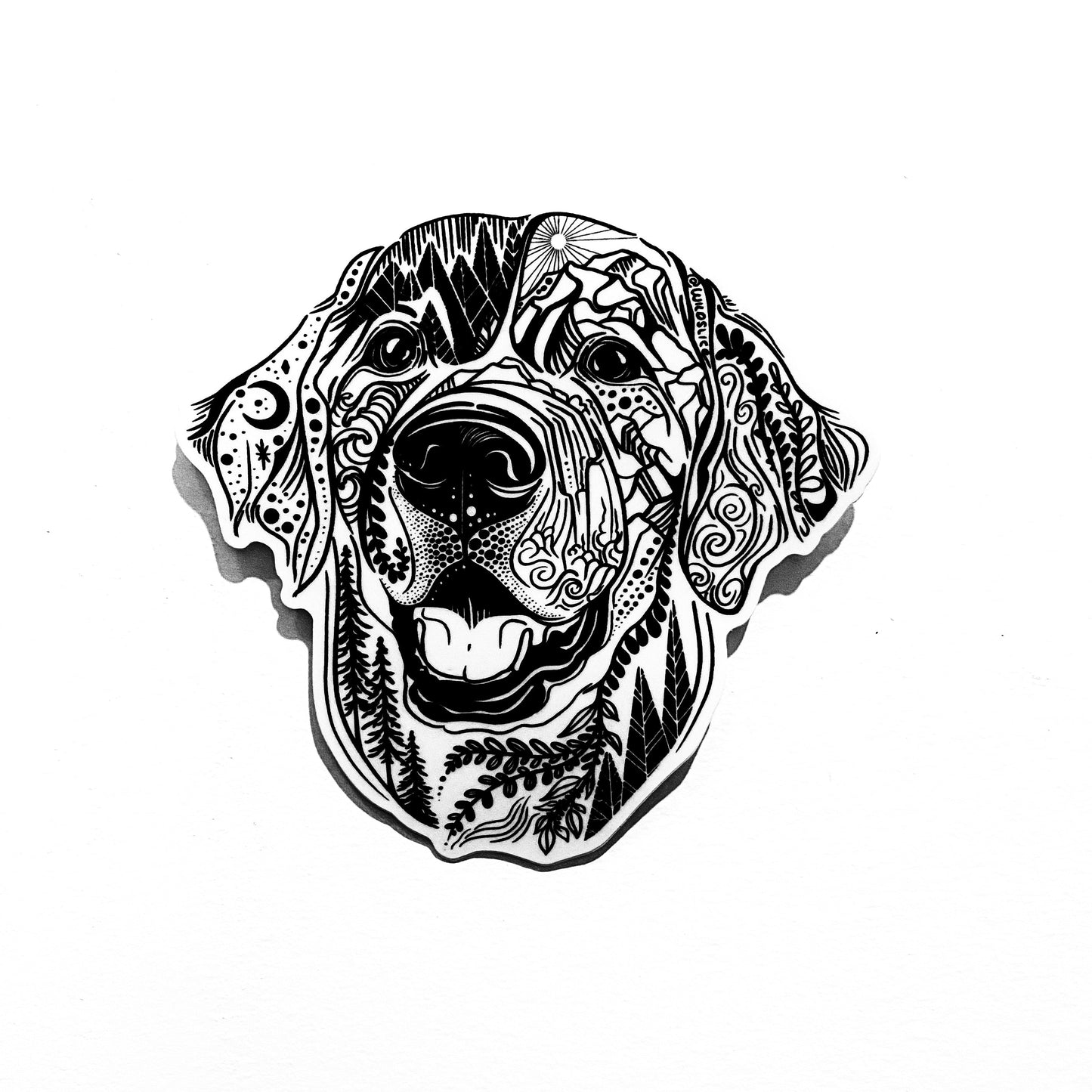 Golden Retriever Dog Sticker