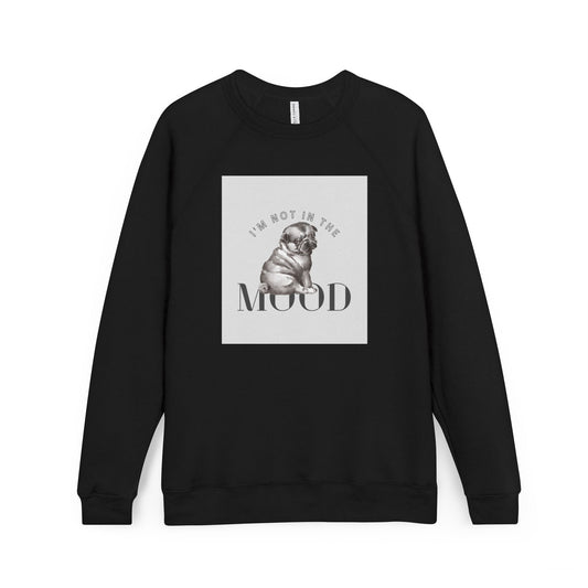 Not In The Mood Grumpy Pug Graphic Crewneck