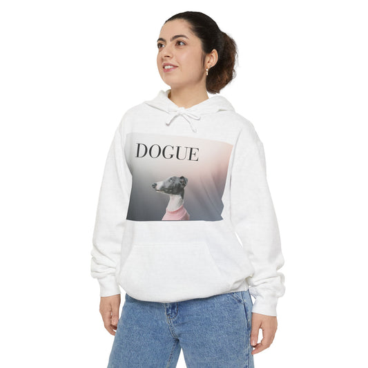 Dogue Greyhound Hoodie — Vintage Pet Fashion Pullover