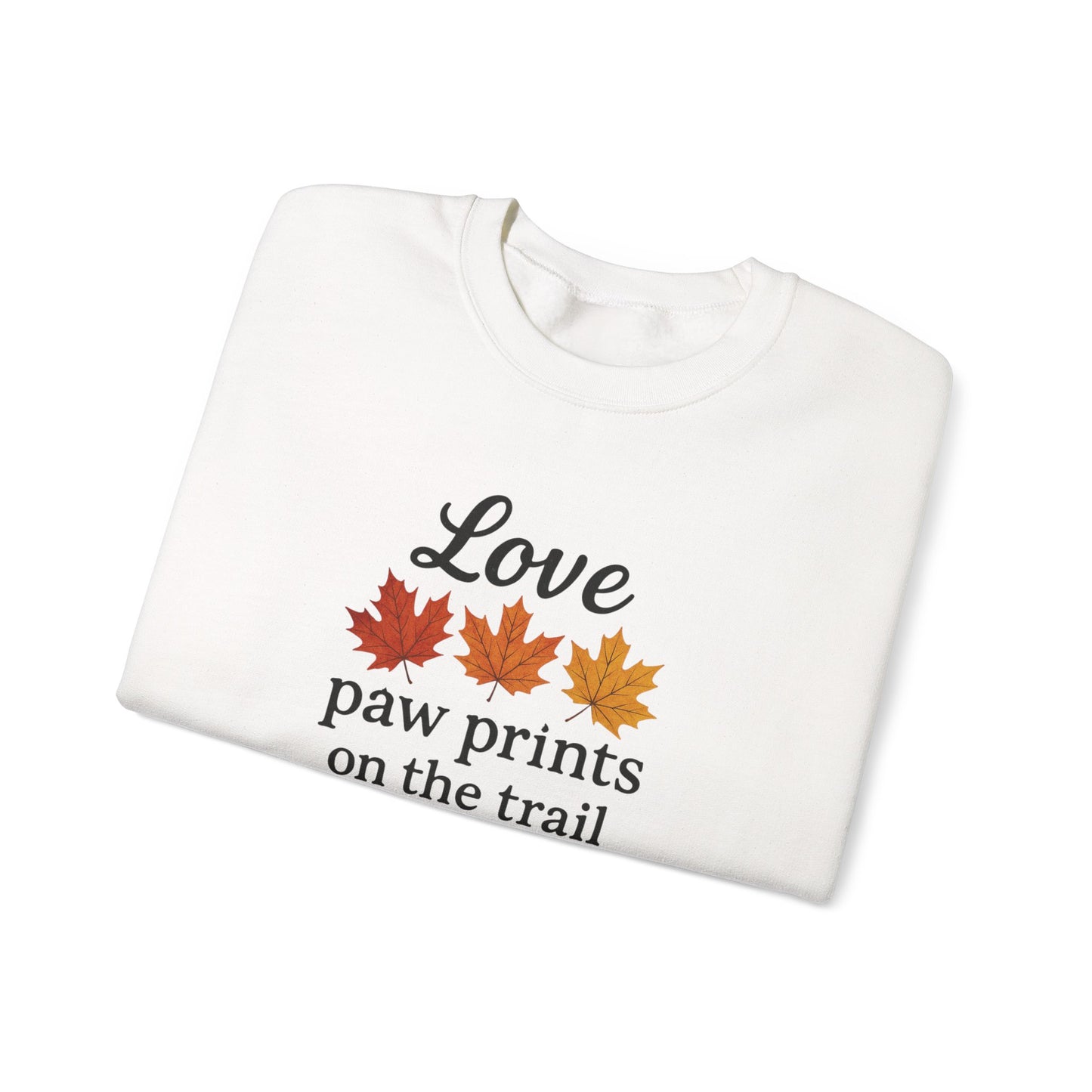Love Paw Prints Crewneck Sweatshirt