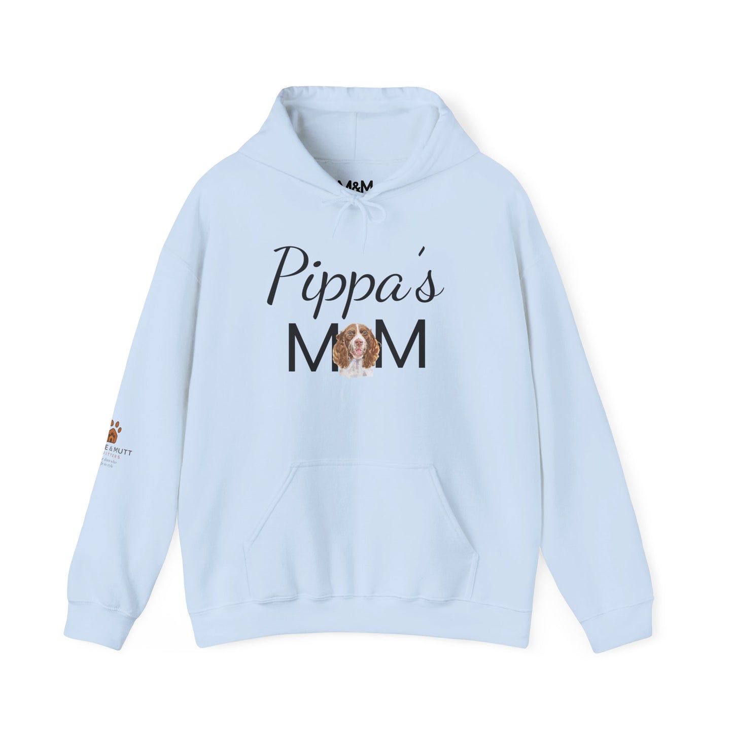Pet Mom Hoodie – “Pippa’s Mom” Personalized Dog Mom Sweatshirt