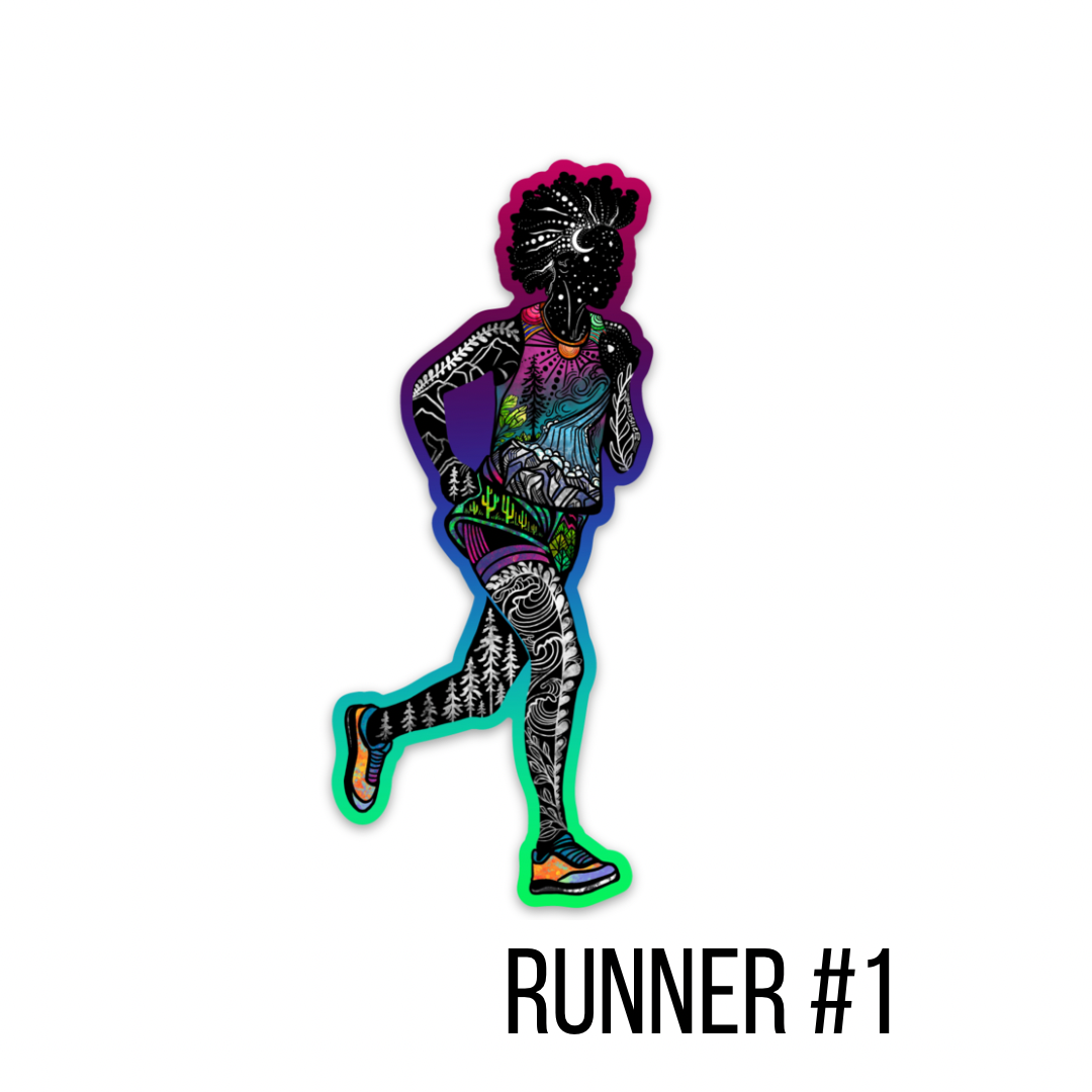 Runner Girl #1 sticker