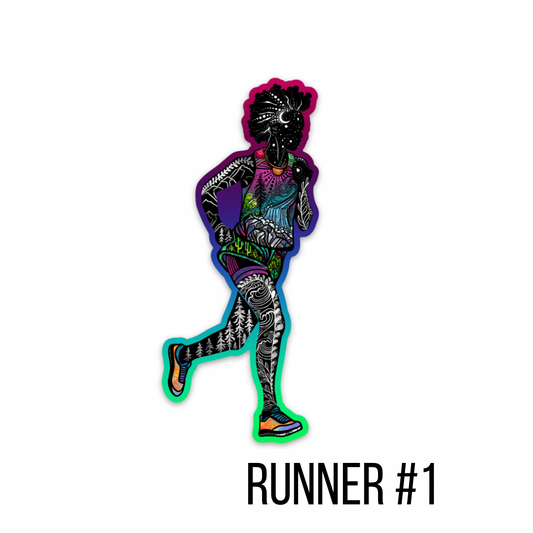 Runner Girl #1 sticker