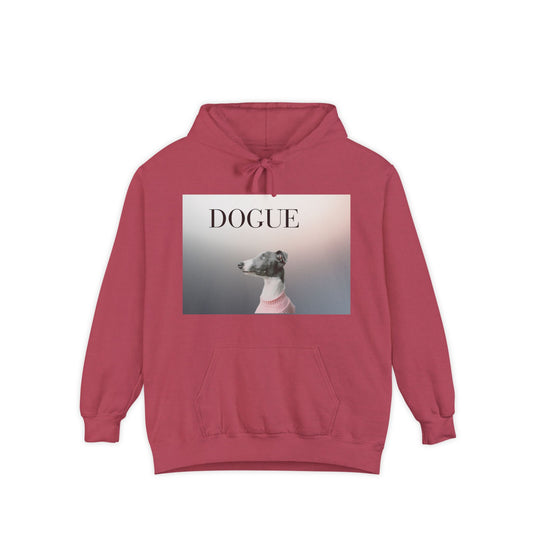 Dogue Greyhound Hoodie — Vintage Pet Fashion Pullover