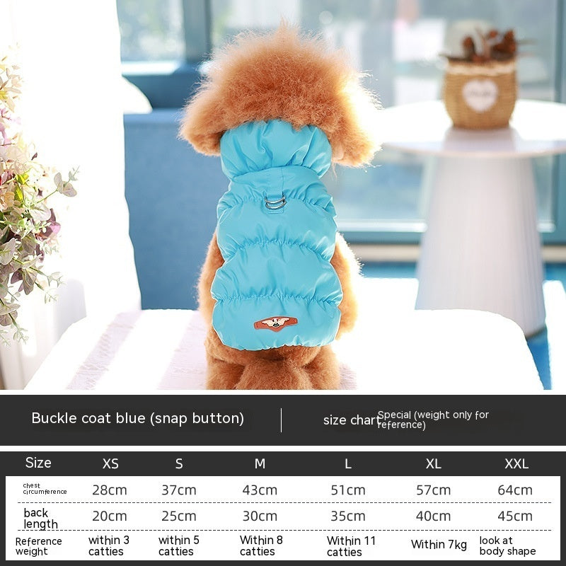 Dog Puffer Vest with Buckle