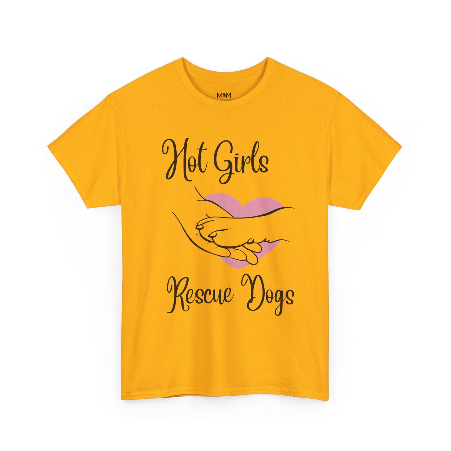 Hot Girls Rescue Dogs T‑Shirt – Trendy Animal Rescue Graphic Tee