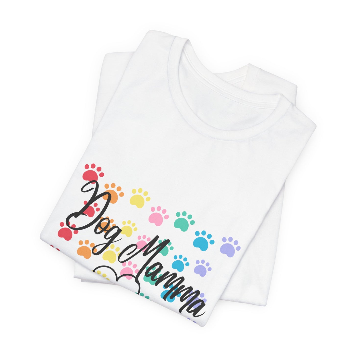 “God’s Promise, Dog Mamma Pride 🐾 – A tee that speaks love and faith.”