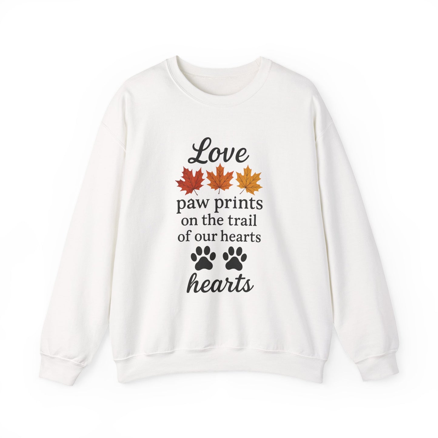Love Paw Prints Crewneck Sweatshirt