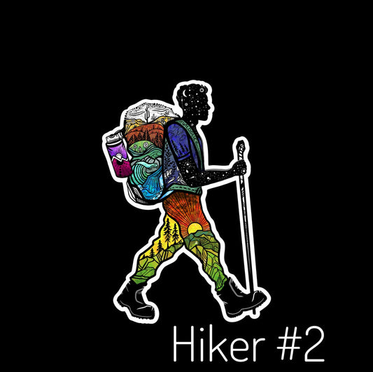 Hiker Guy #2 Stickers