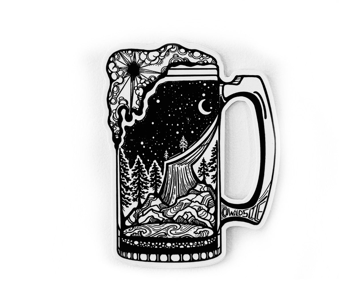 Wild Ale Beer sticker 4”