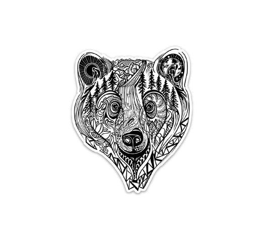URSA the Grizzly Bear 3” sticker