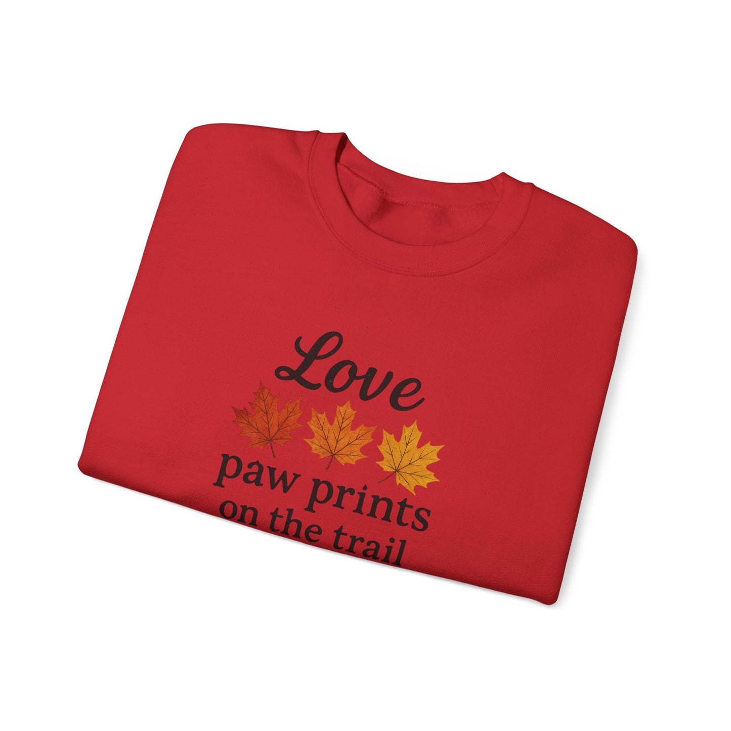 Love Paw Prints Crewneck Sweatshirt