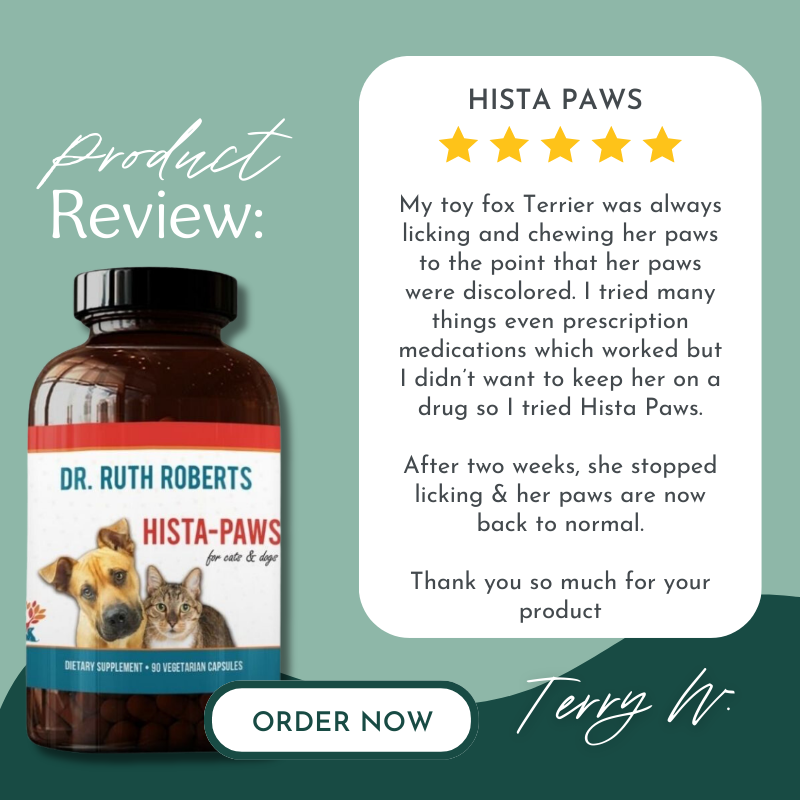 Hista Paws – with Quercetin for Dogs and Cats