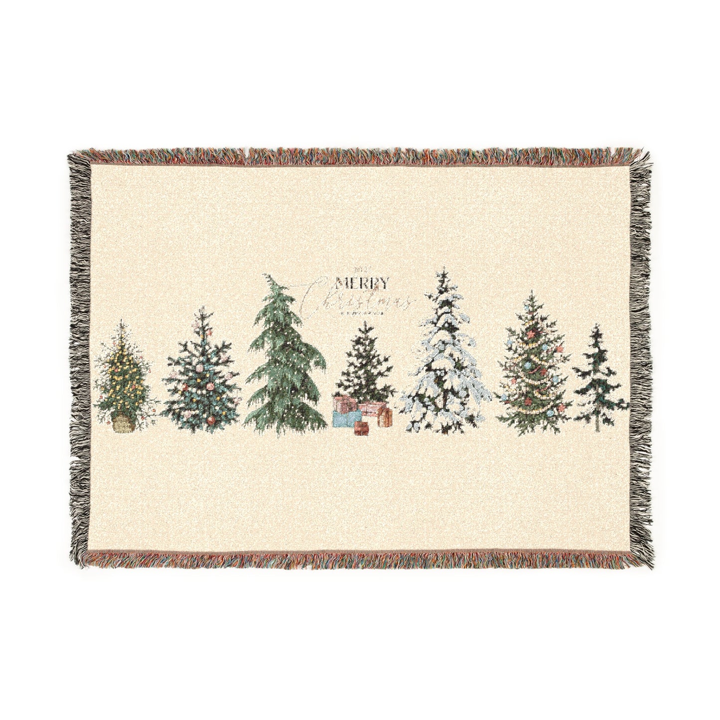 Christmas Woven Blanket