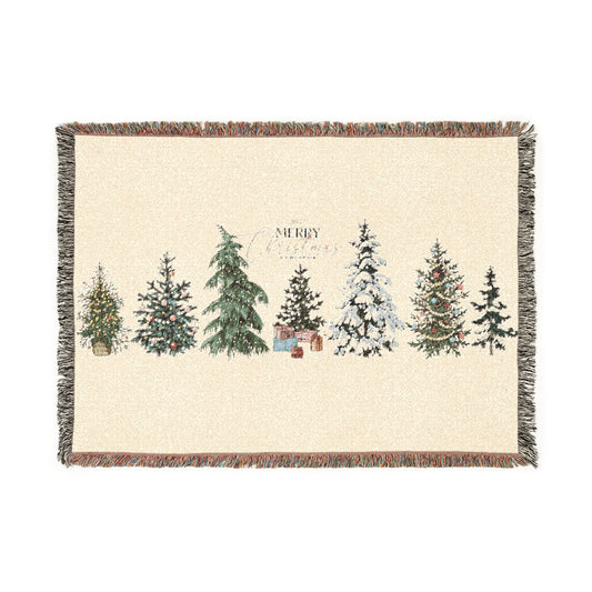 Christmas Woven Blanket