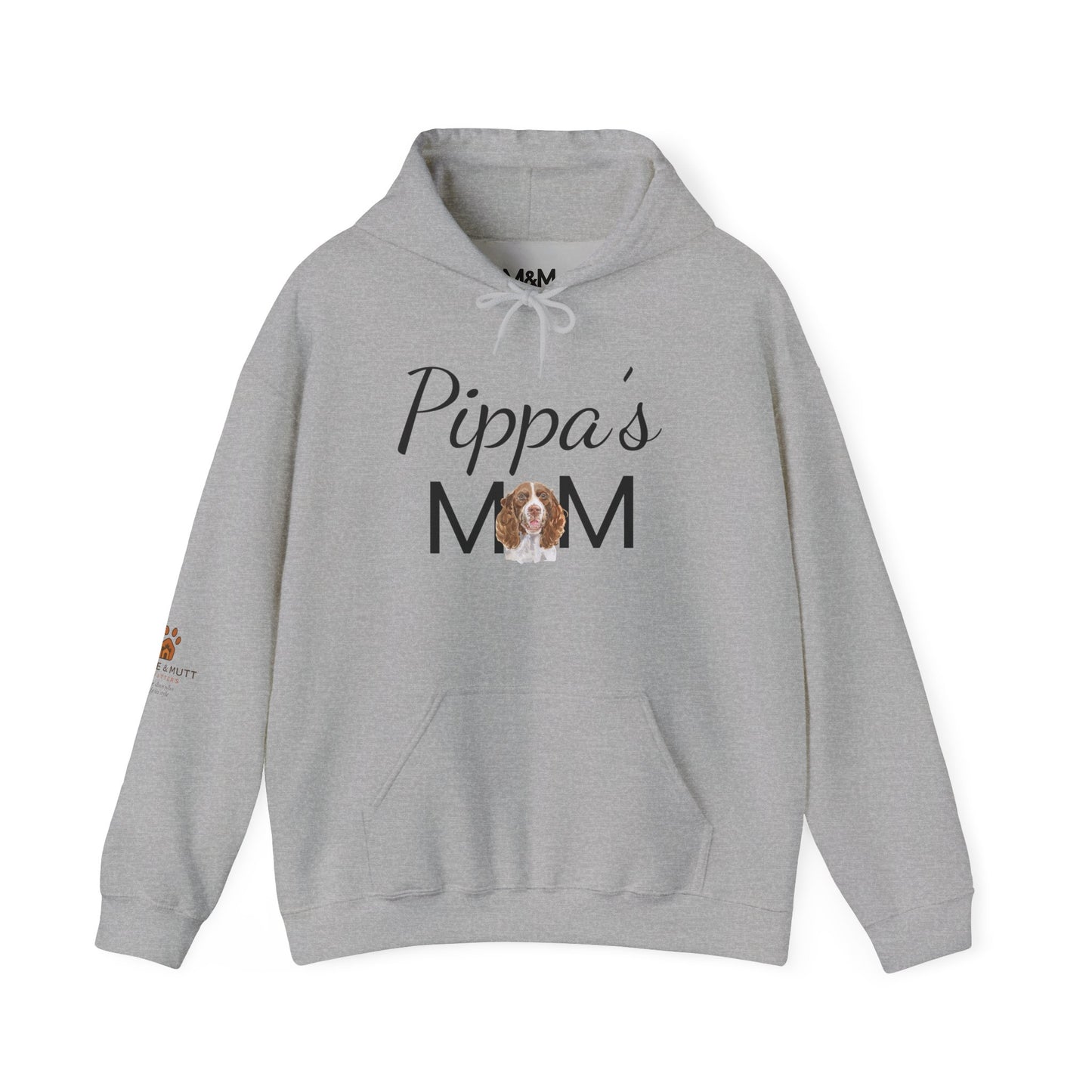 Pet Mom Hoodie – “Pippa’s Mom” Personalized Dog Mom Sweatshirt