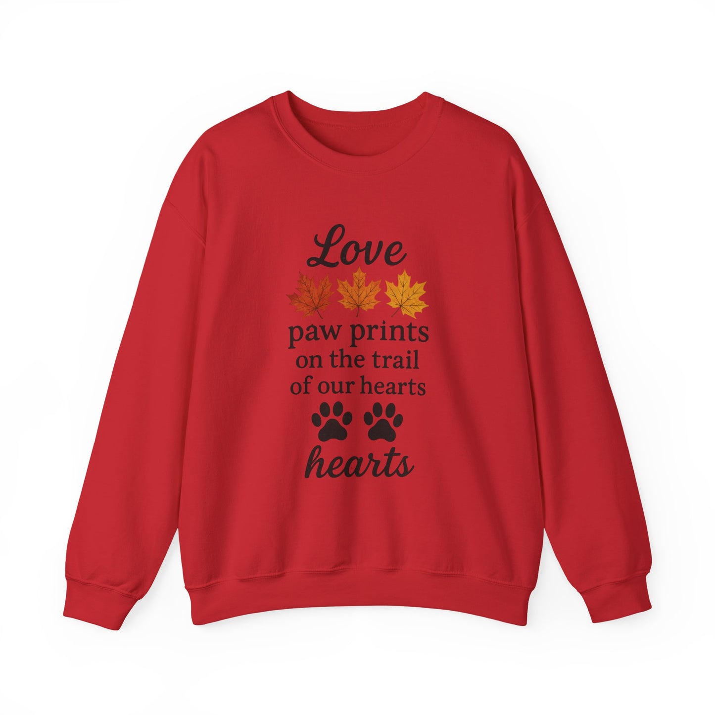 Love Paw Prints Crewneck Sweatshirt