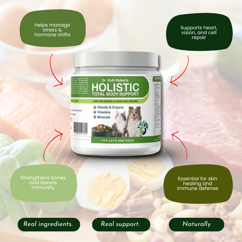 Holistic Total Body Support – Multivitamin & Glandular Support for Dogs and Cats