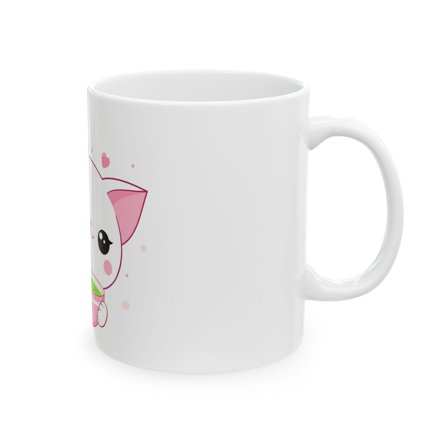 “I Love You Matcha Mug – Cute Ceramic Coffee & Teacup | Maple & Mutt Outfitters” 11oz, 15oz)