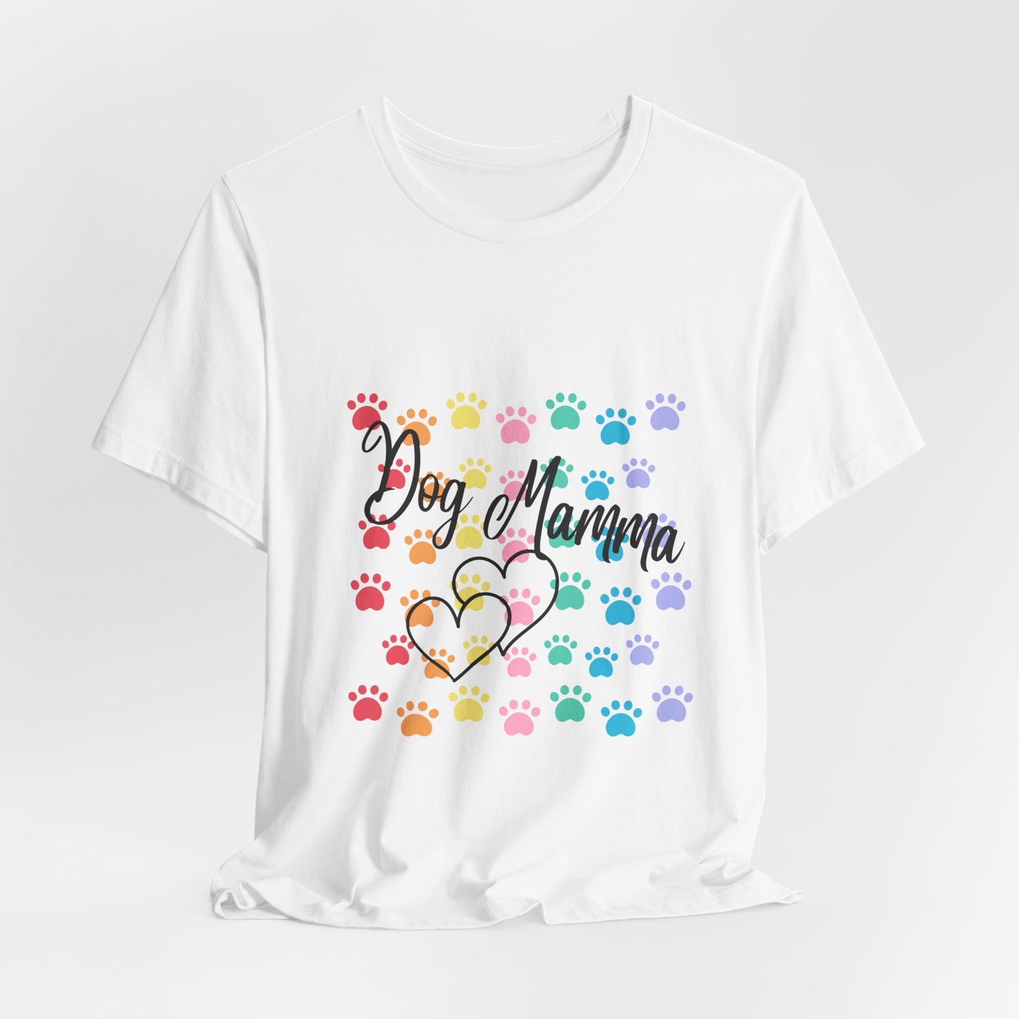 “God’s Promise, Dog Mamma Pride 🐾 – A tee that speaks love and faith.”