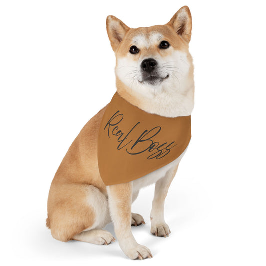 Real Boss Dog Bandanna – Stylish, Durable & Perfect for Confident Dogs