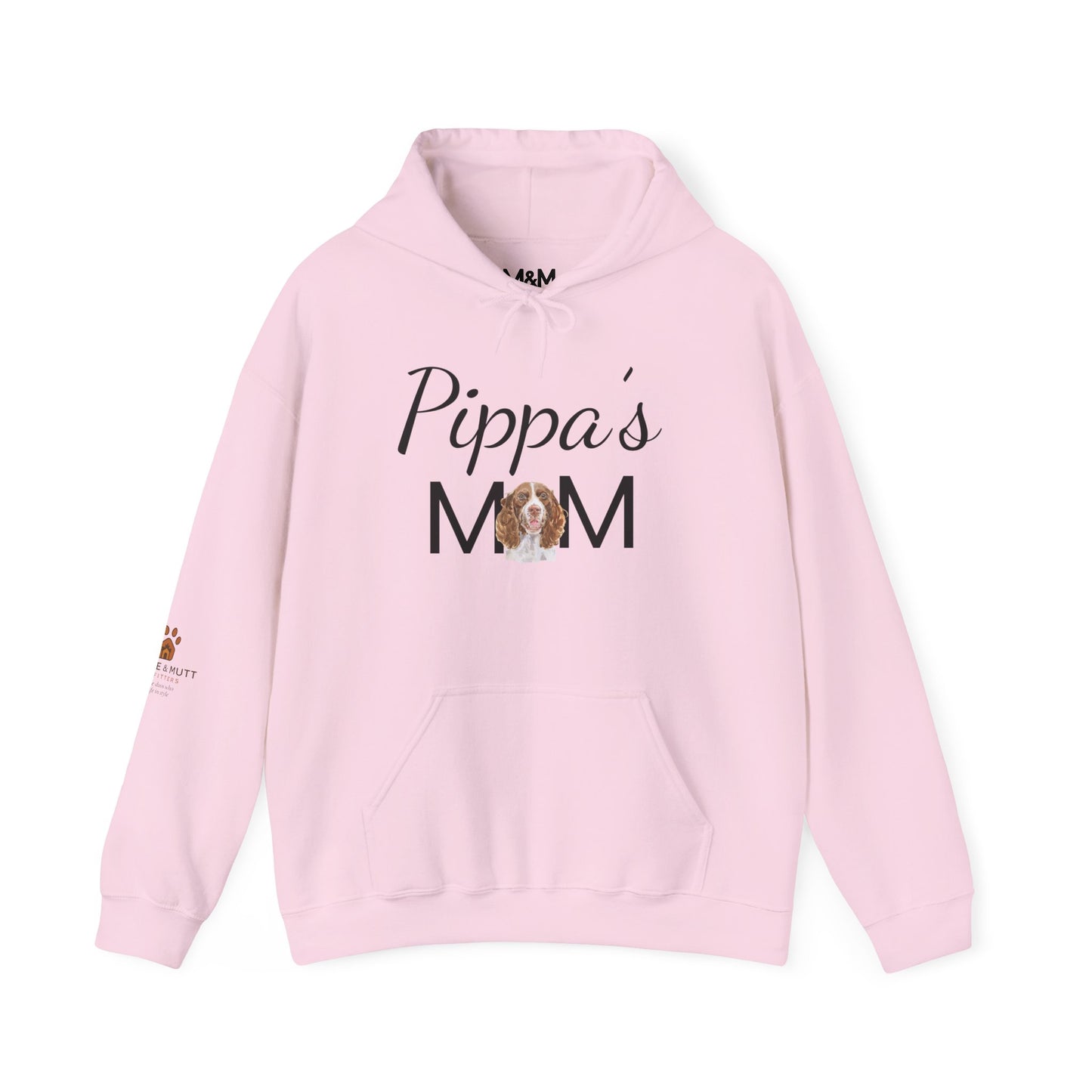 Pet Mom Hoodie – “Pippa’s Mom” Personalized Dog Mom Sweatshirt