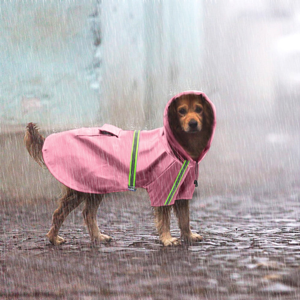 🐶🌧️ Reflective Dog Rain Coat – Waterproof, Windproof & Built for Adventure