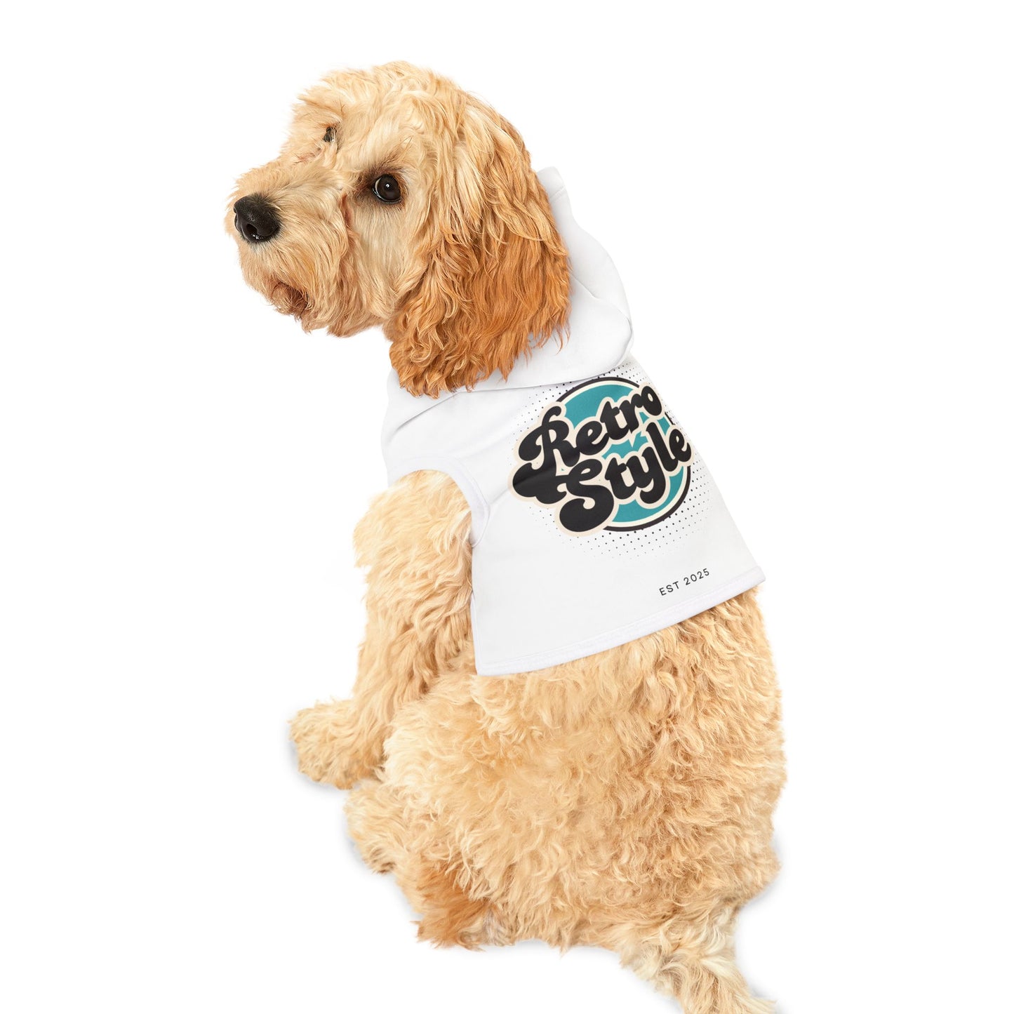 Retro Style Pet Hoodie — Vintage Graphic Dog & Cat Hoodie