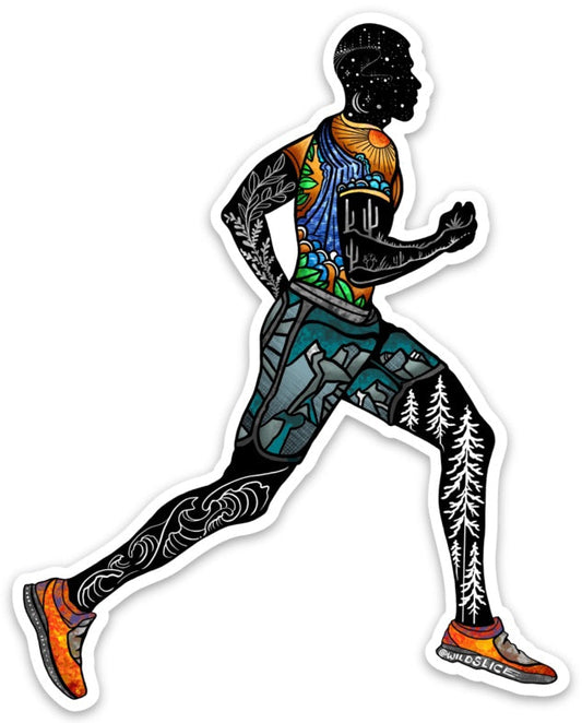 Runner Guy sticker