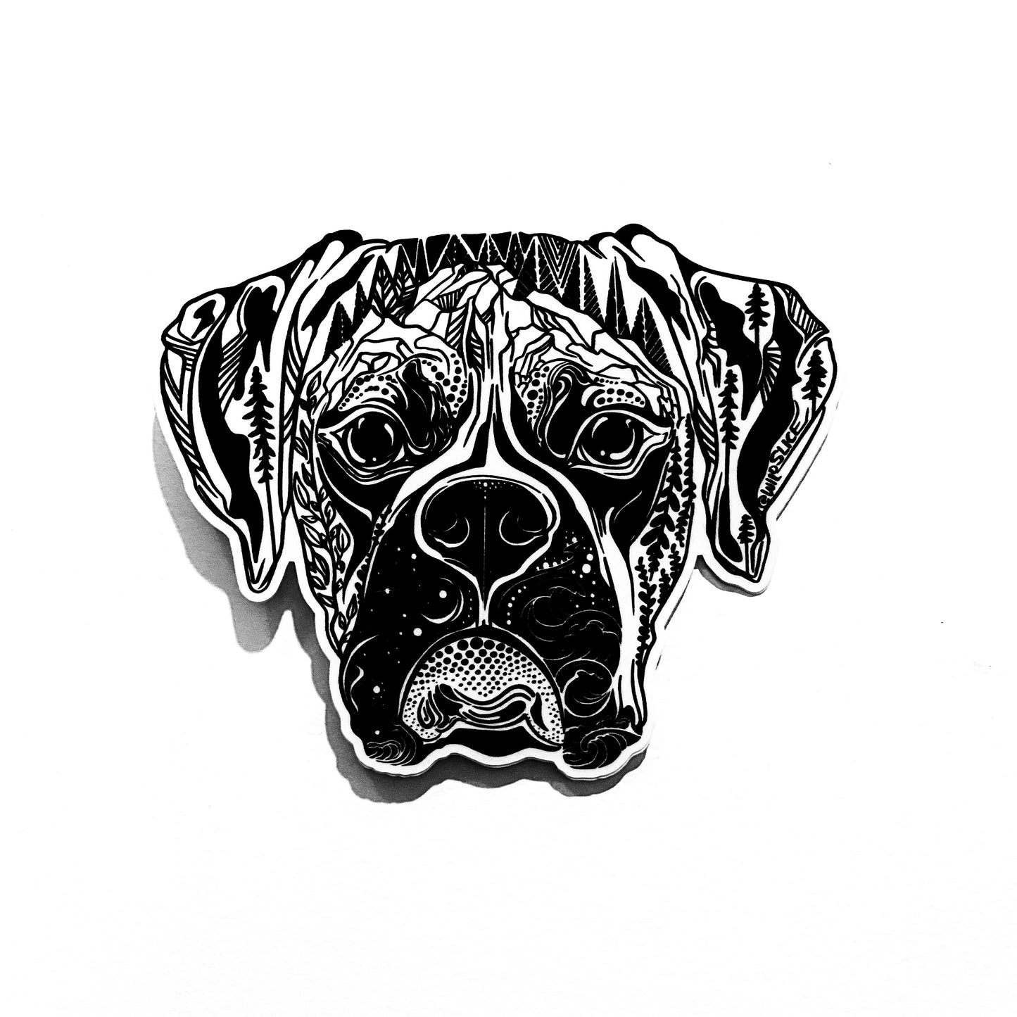 Boxer Dog Sticker