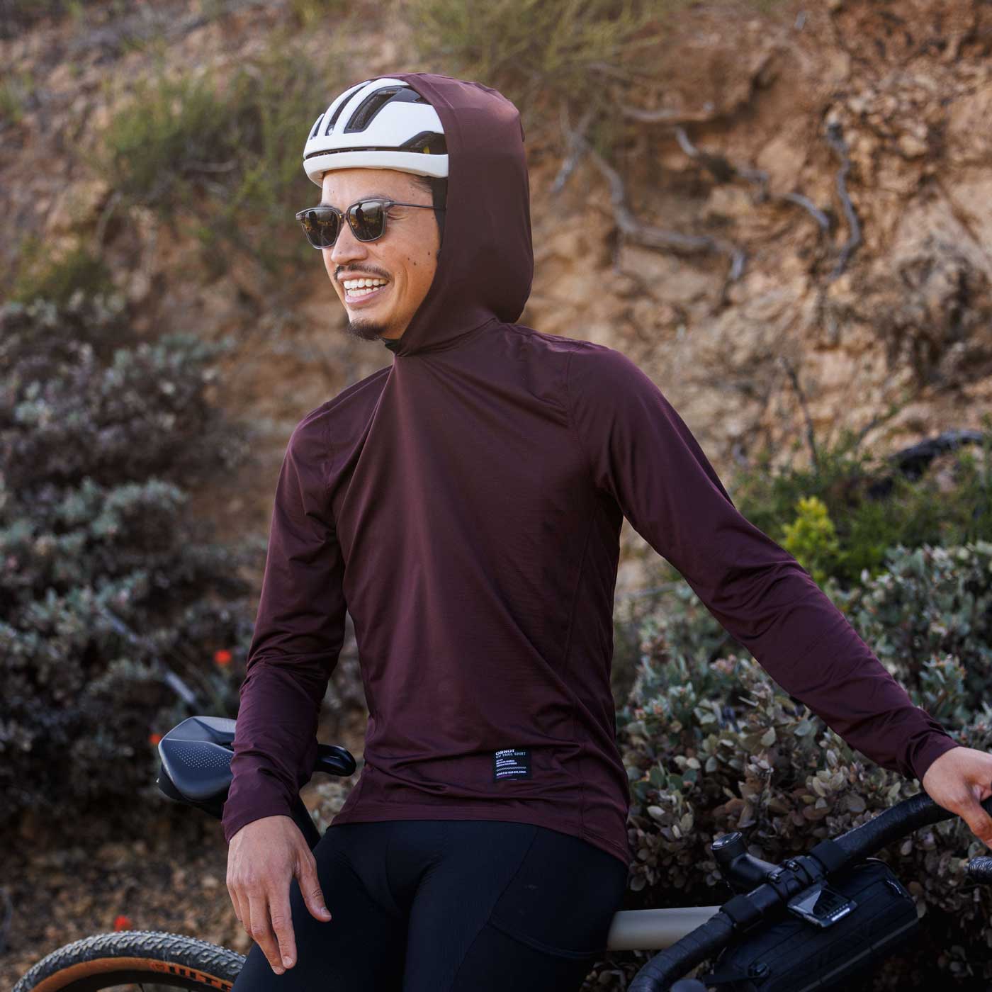 Men's UV Hooded Trail Shirt - Nightshady