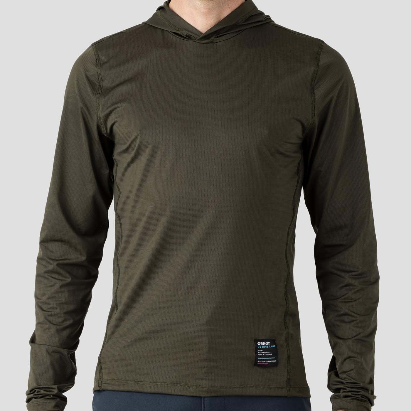 Men's UV Hooded Trail Shirt - Olive