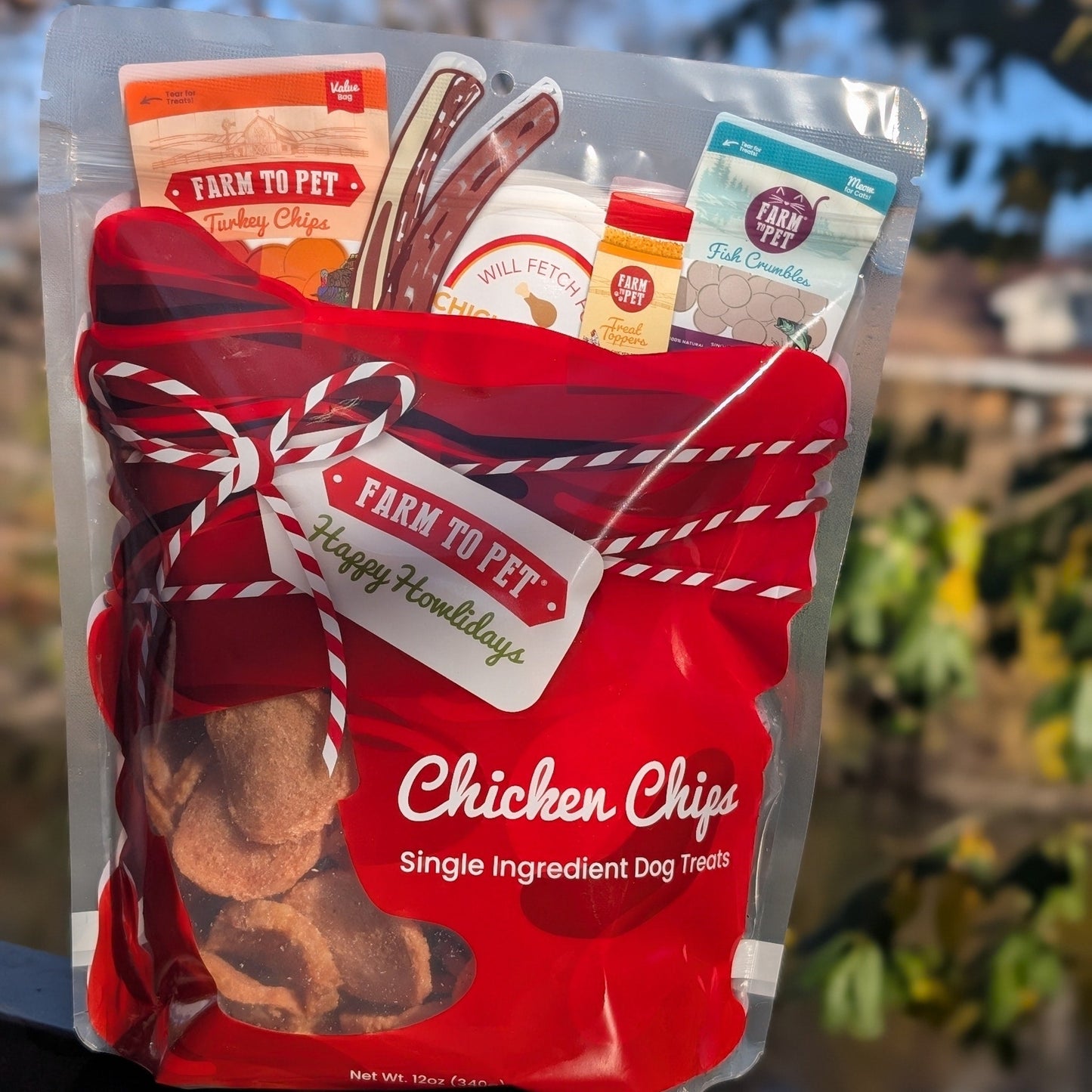 Santa Paws' Chicken Chips Gift Sack