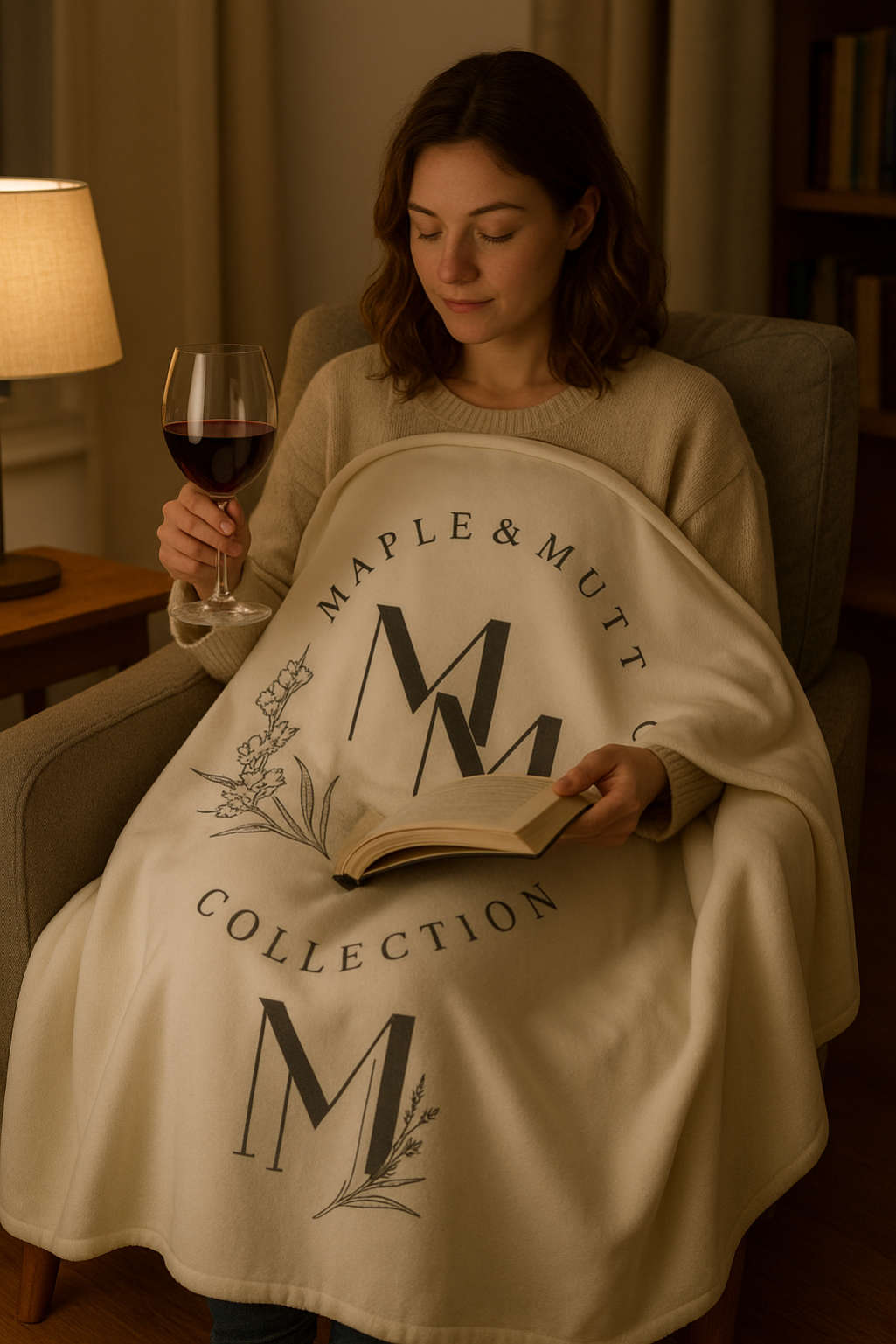 “Because Family Belongs in Every Stitch”-Personalized blanket