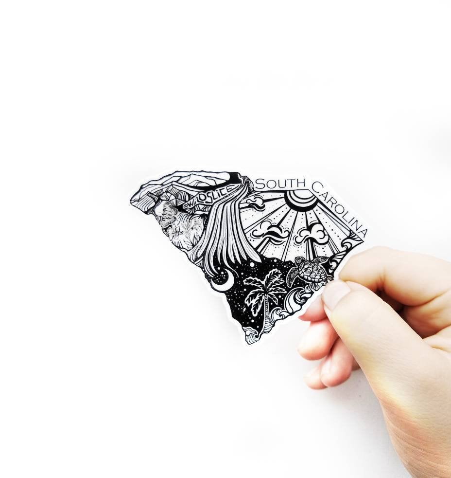 South Carolina State  4" sticker