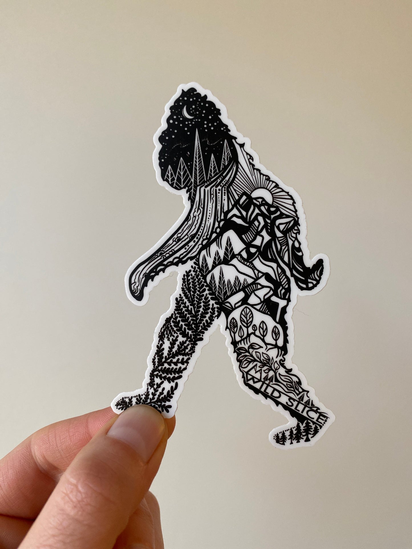 Sasquatch Bigfoot Yeti Stickers